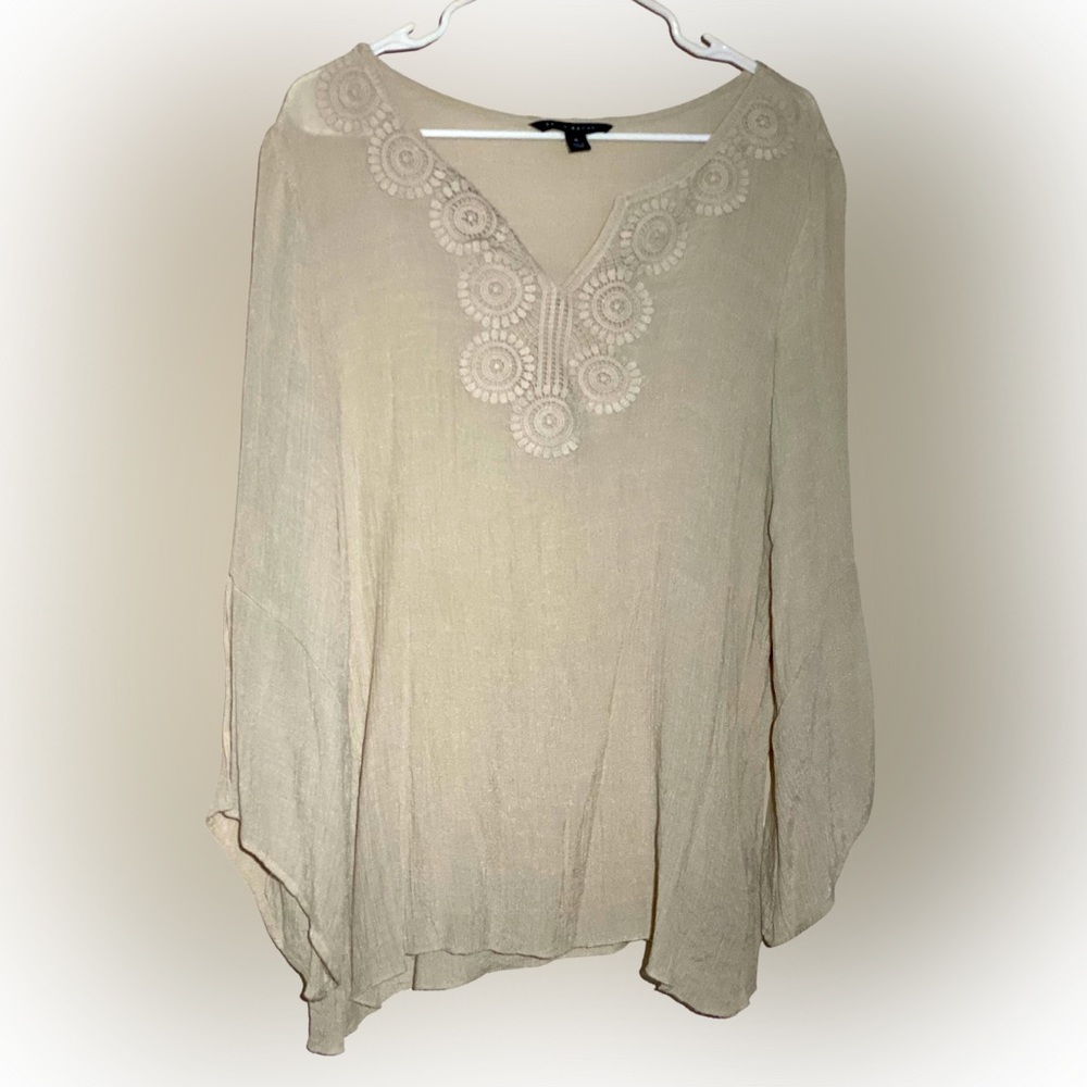 Vintage Style V-Neck Blouse
